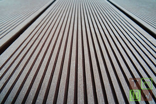 Terrassendielen Nahaufnahme